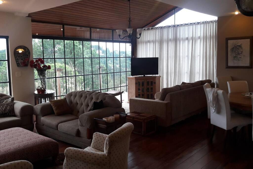 Casa E Vista Privilegiadas No Alto Do Capivari Campos do Jordão Exteriér fotografie